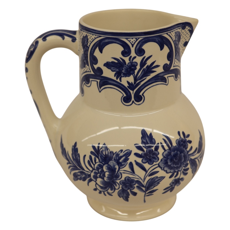 Delft by Tiffany Serving Tray & Pitcher Set