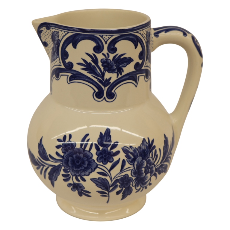 Delft by Tiffany Serving Tray & Pitcher Set