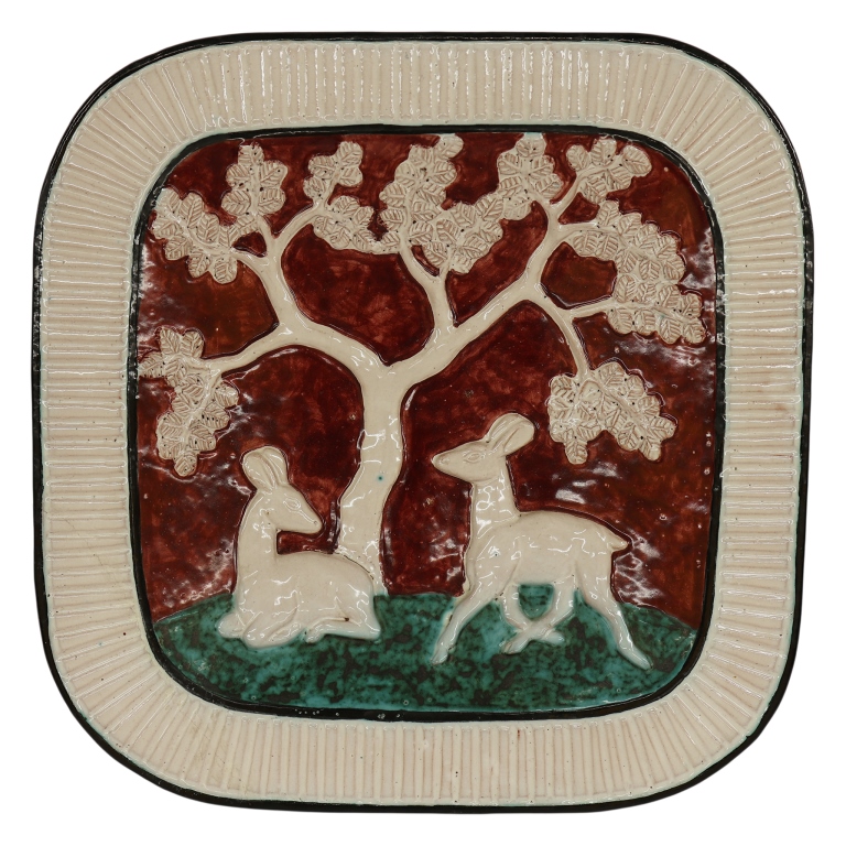 Norwegian Erik Ploen MCM Ceramic Plaque