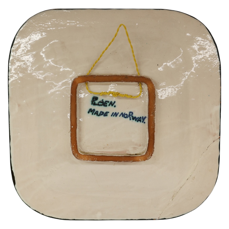 Norwegian Erik Ploen MCM Ceramic Plaque