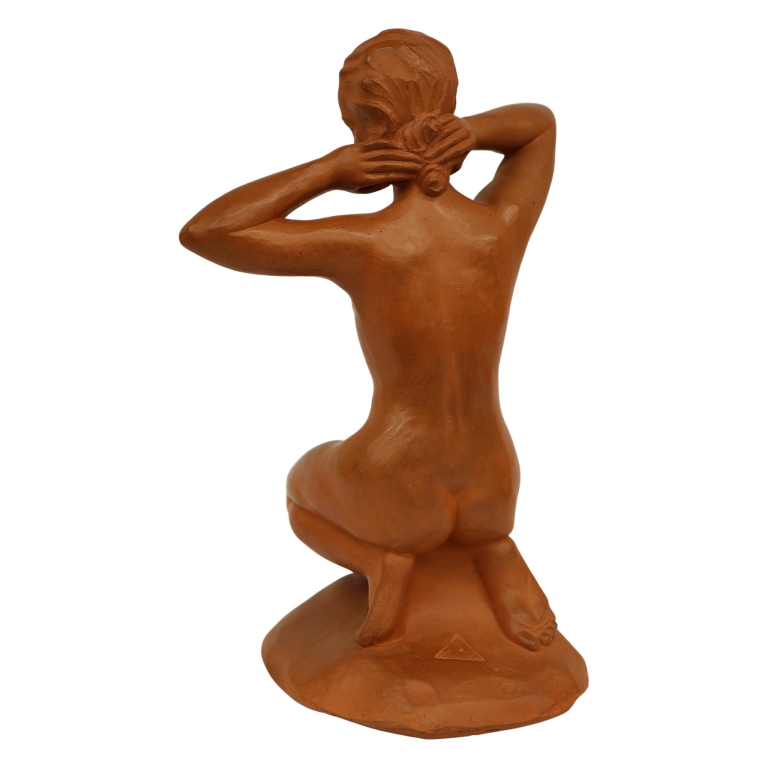 Keramik Female Nude Terracotta Sculpture