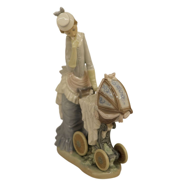 Lladro "Baby's Outing" Porcelain Figurine