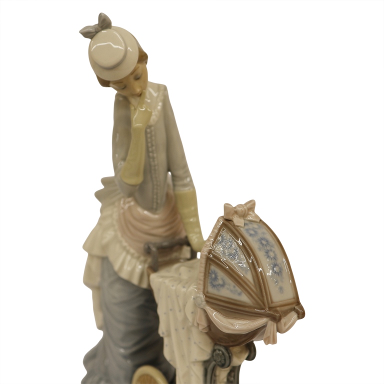 Lladro "Baby's Outing" Porcelain Figurine