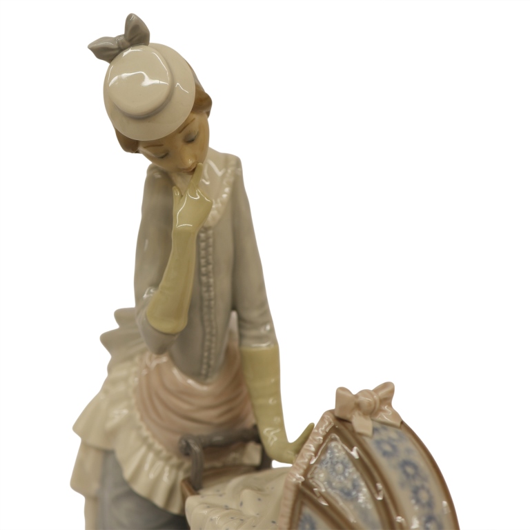 Lladro "Baby's Outing" Porcelain Figurine