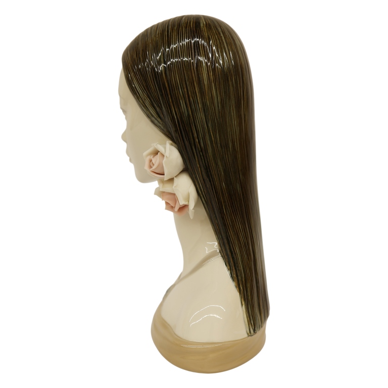 Lladro Porcelain "Maja Head" Bust Figurine