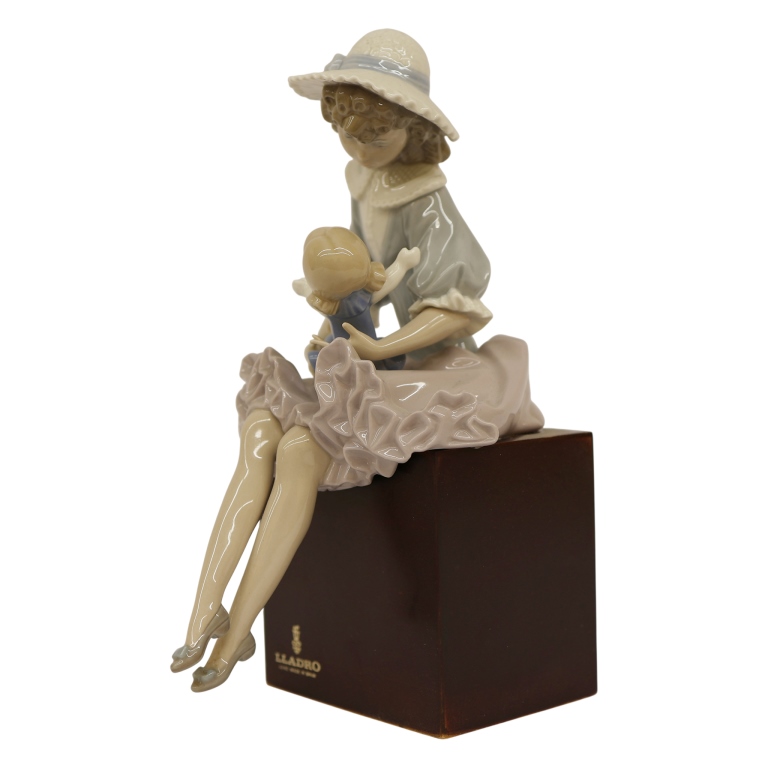 Lladro "Debbie and Her Doll" Porcelain Figurine