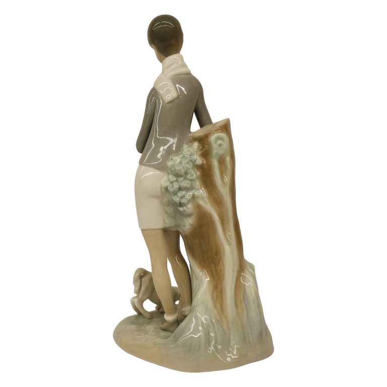 Lladro "Boy with Lambs" Porcelain Figurine