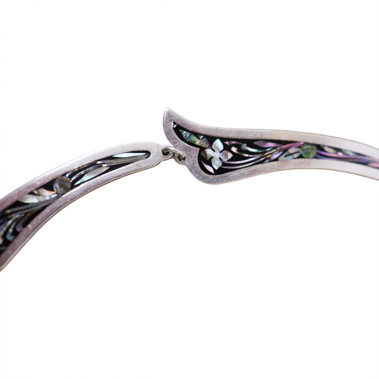 Jeronimo Fuentes Sterling Abalone Enamel Choker