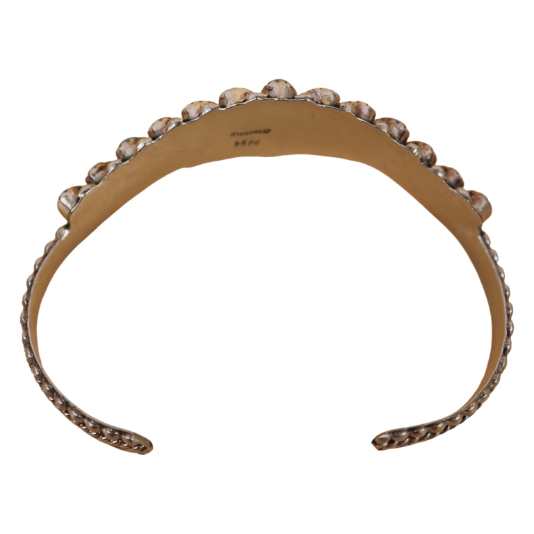 Nancy Haloo Zuni Sterling Turquoise Cuff