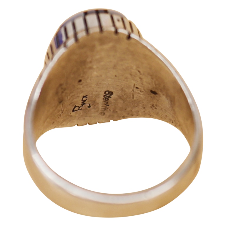 Ray Jack Navajo Sterling Multistone Inlay Ring