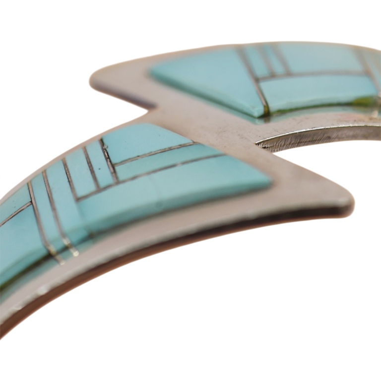 Irvin Kee Navajo Sterling Turquoise Cuff