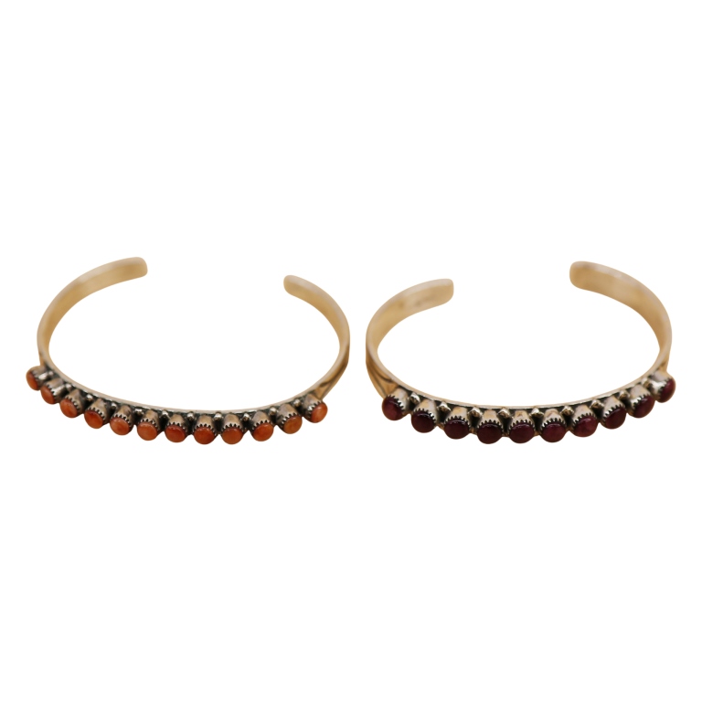 P.D. Coonsis Zuni Stacking Sterling Cuff Bracelets