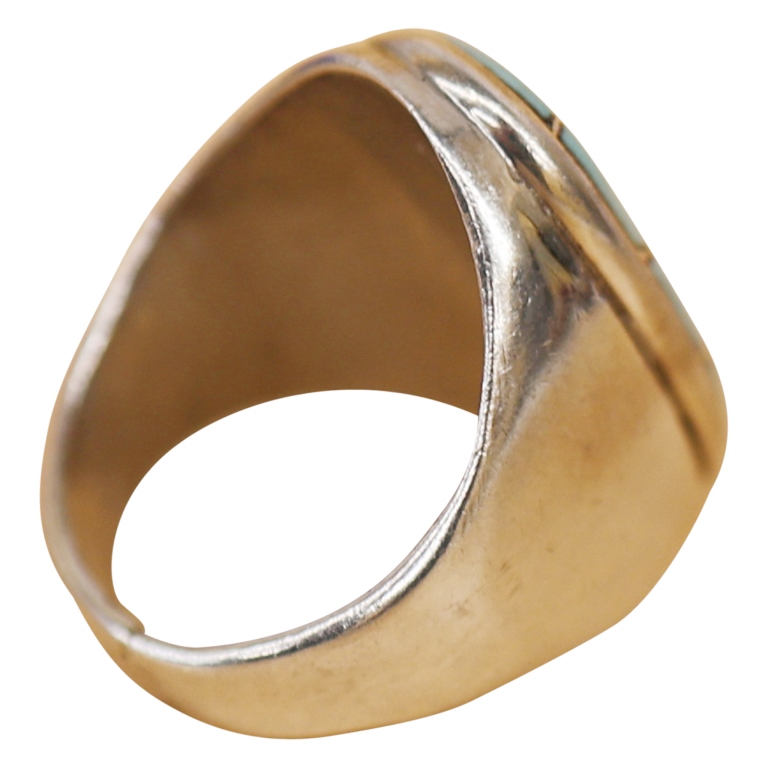 Emma Lincoln Bonney Sterling Turquoise Inlay Ring