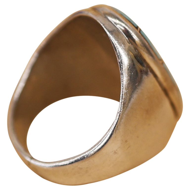 Emma Lincoln Bonney Sterling Turquoise Inlay Ring