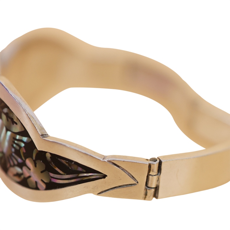Jeronimo Fuentes Sterling Abalone Demi-Parure