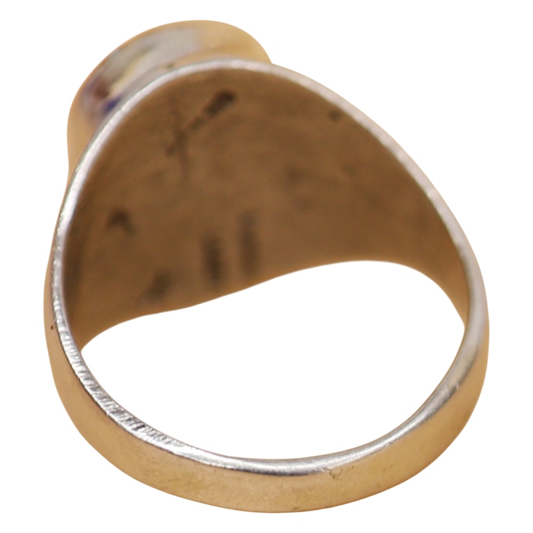 Angelena Laahtty Zuni Sterling Multi Inlay Ring 12