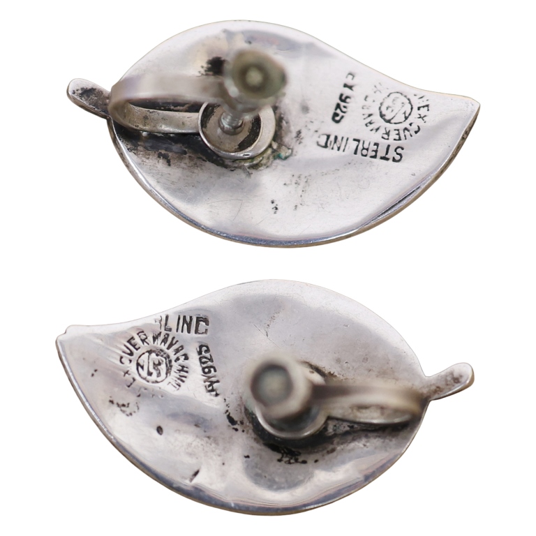 Sterling Inlaid Abalone Jewelry Lot - Mexico