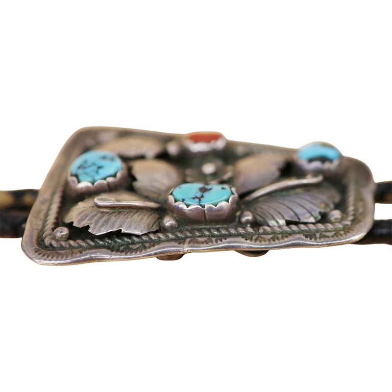 Rob Livingston Navajo Sterling Bolo Tie