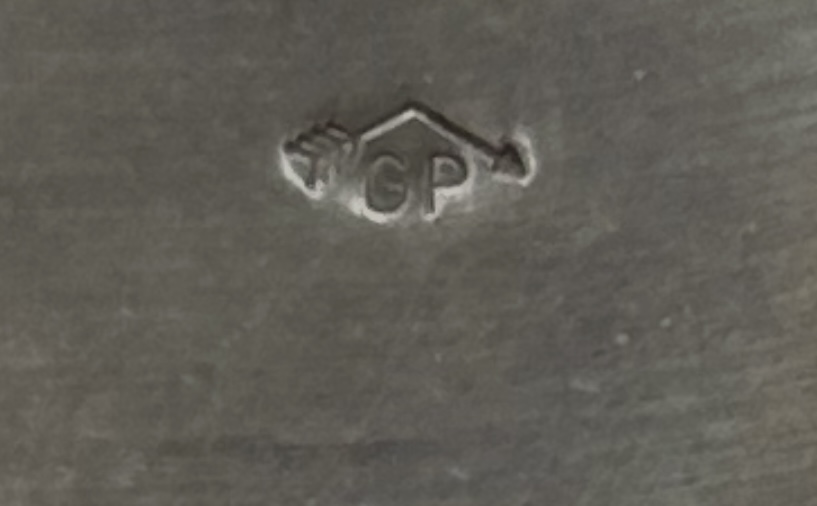 Signed GP Hopi Spirit Bear Sterling Belt Buckle