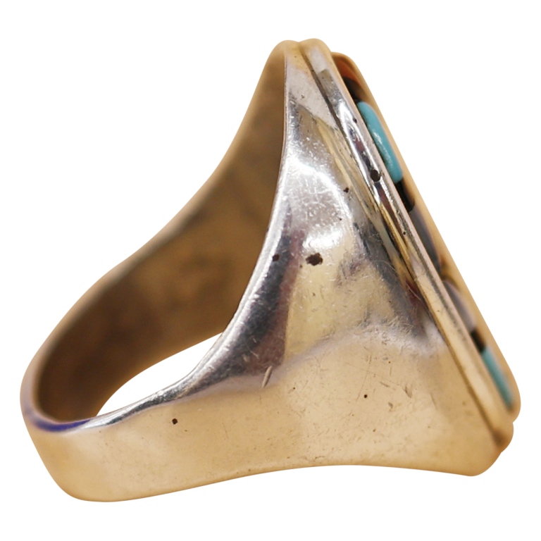 Yelmo Natachu Zuni Sterling Multistone Inlay Ring