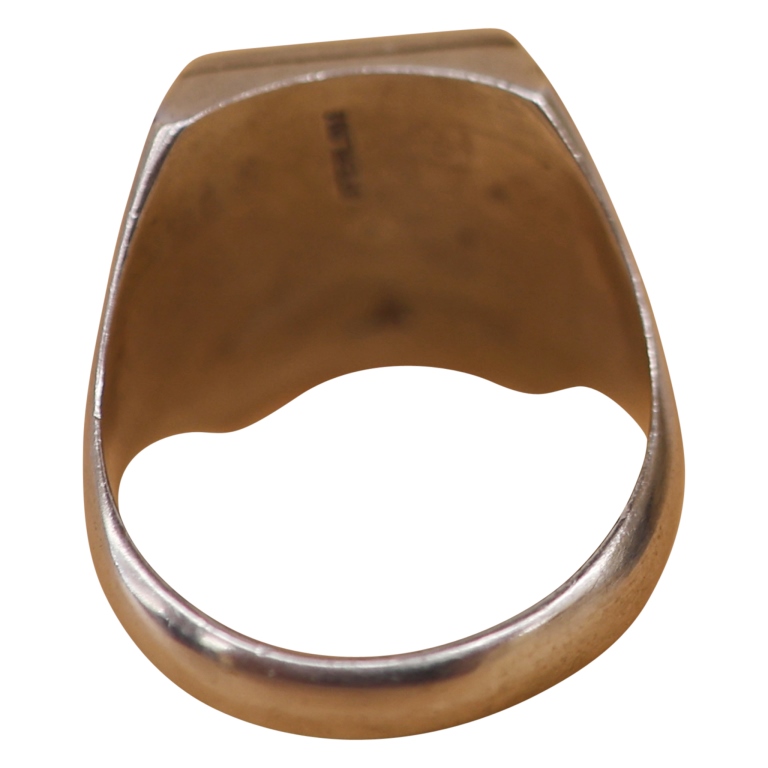 Alvin Taylor Sterling Hopi Palolokong Ring 13 1/4