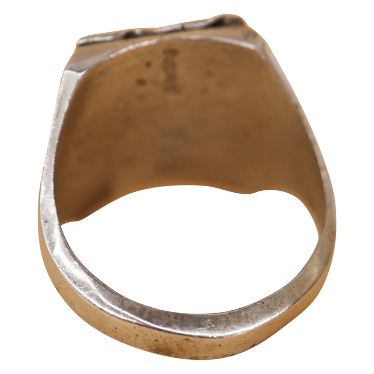 Gilbert & Mildred Calavaza Sterling Turquoise Ring