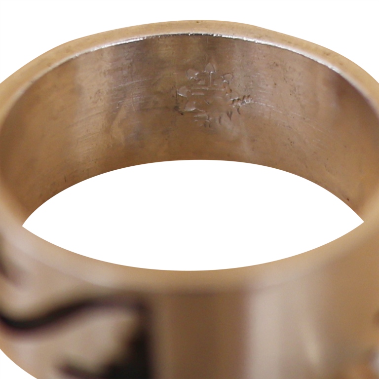 Gene Pooyouma Hopi Sterling Overlay Rings