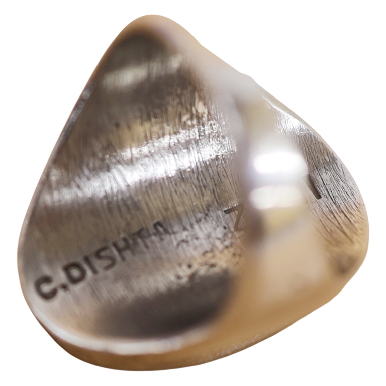 Charlotte Dishta Zuni Inlaid Stone Sterling Ring