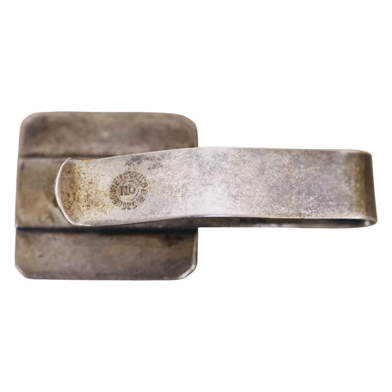 Mexico Sterling Horseman Cufflink Tie Bar Set