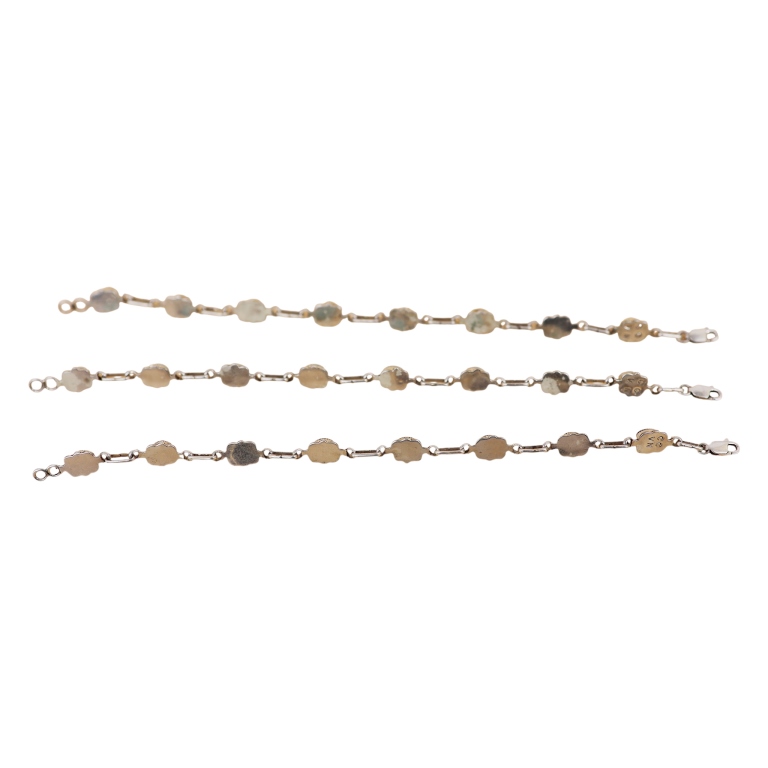 CC VN Navajo Sterling Multistone Bracelet Lot