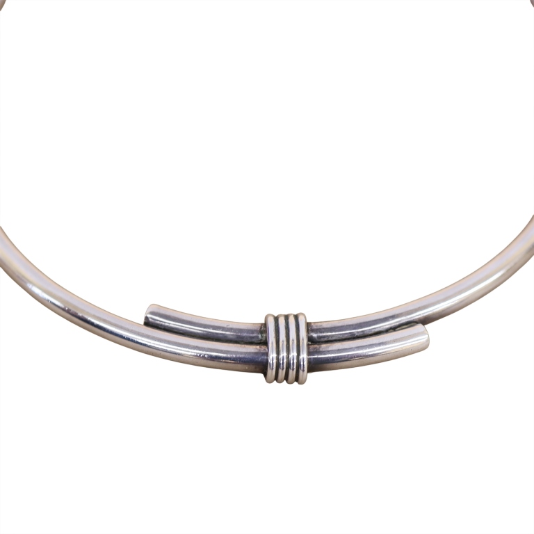 MCM Taxco Mexico Sterling Brutalist Choker Collar