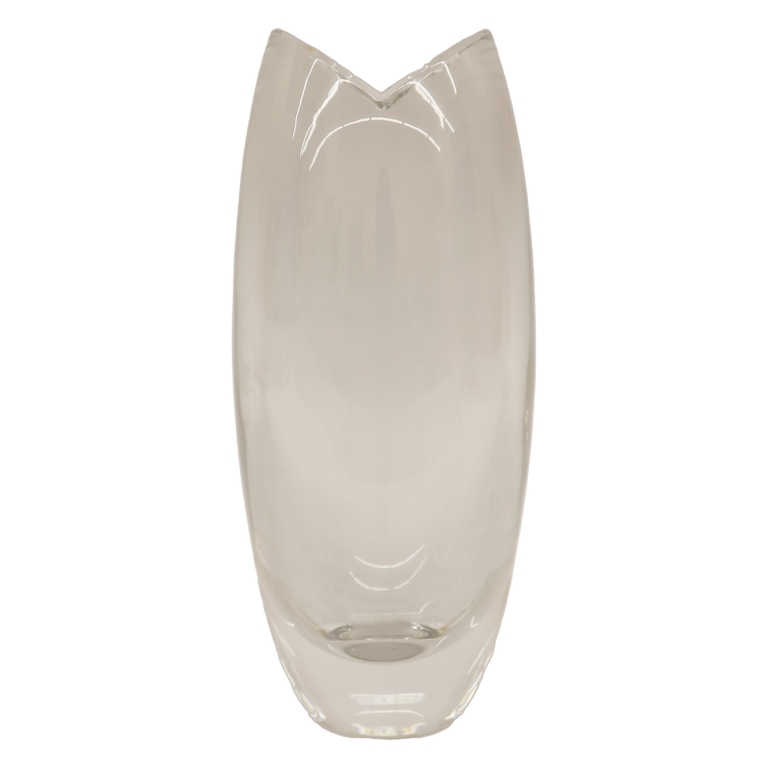 Kosta Boda Bengt Edenfalk Crystal Heart-Rim Vase