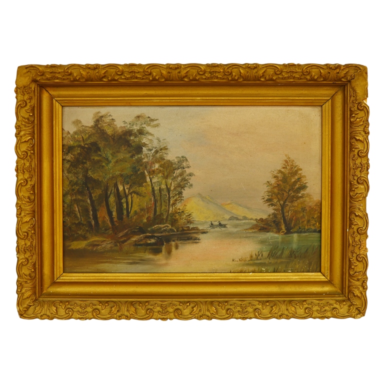 19th C Hudson River School Landscape Pair