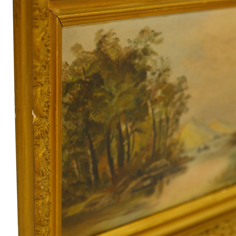 19th C Hudson River School Landscape Pair