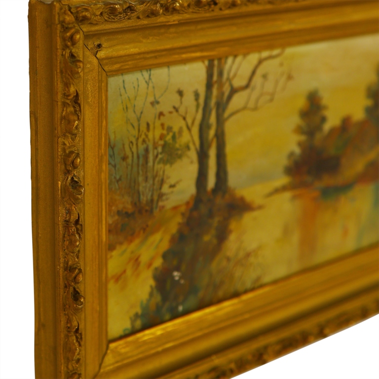 19th C Hudson River School Landscape Pair