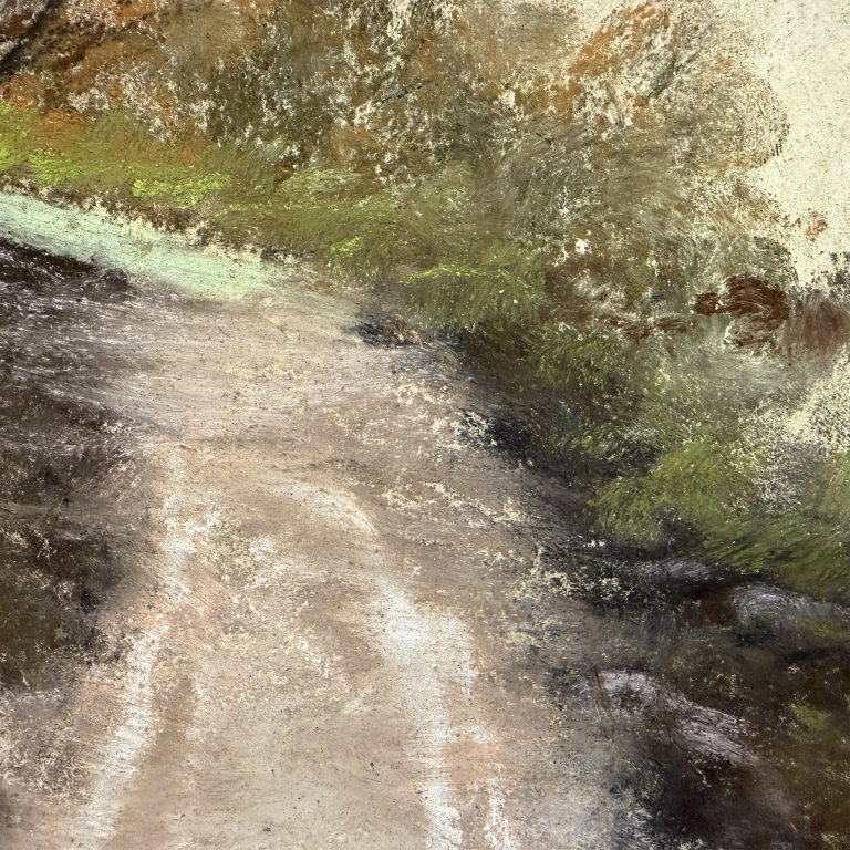 Earl - Pastel Lakeside Landscape