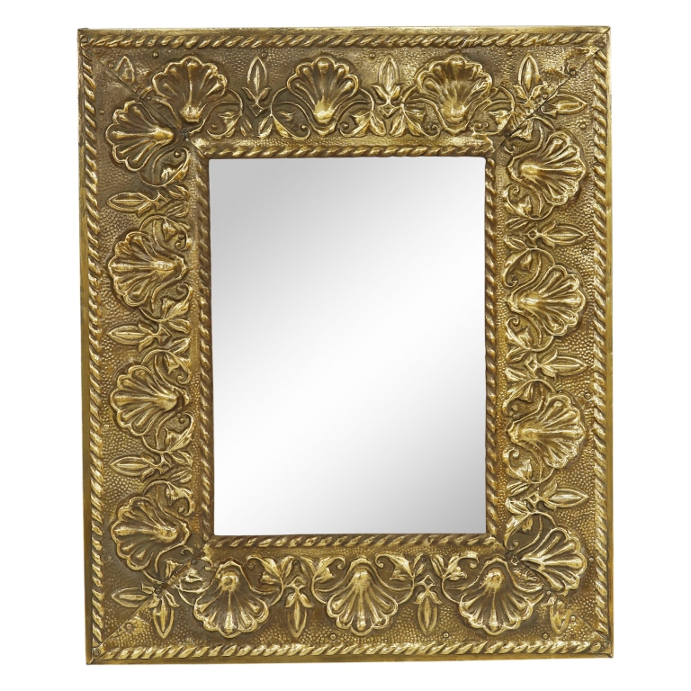 Neoclassical Repousse Wall Mirror