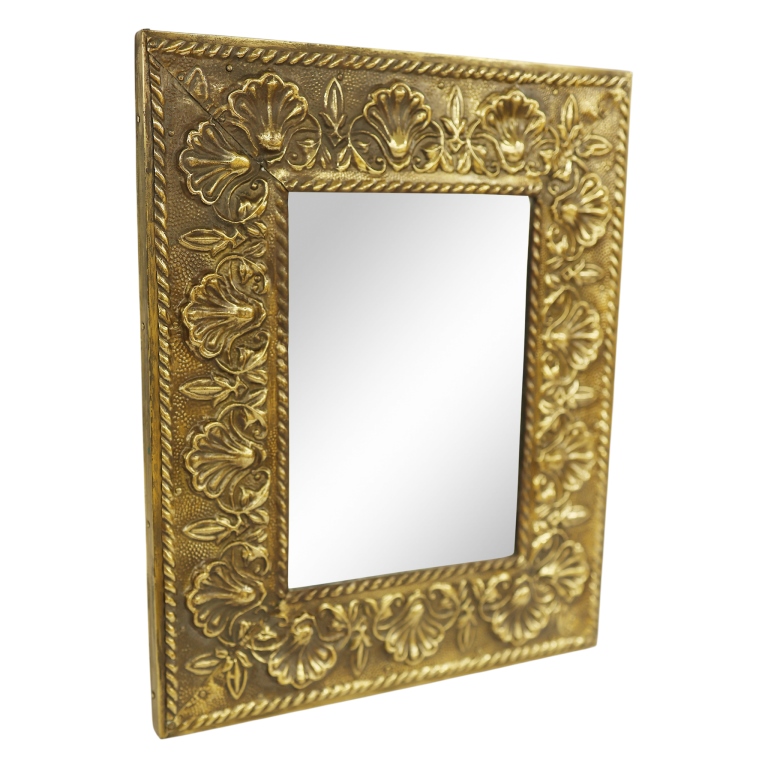 Neoclassical Repousse Wall Mirror