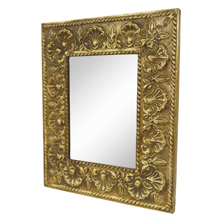 Neoclassical Repousse Wall Mirror