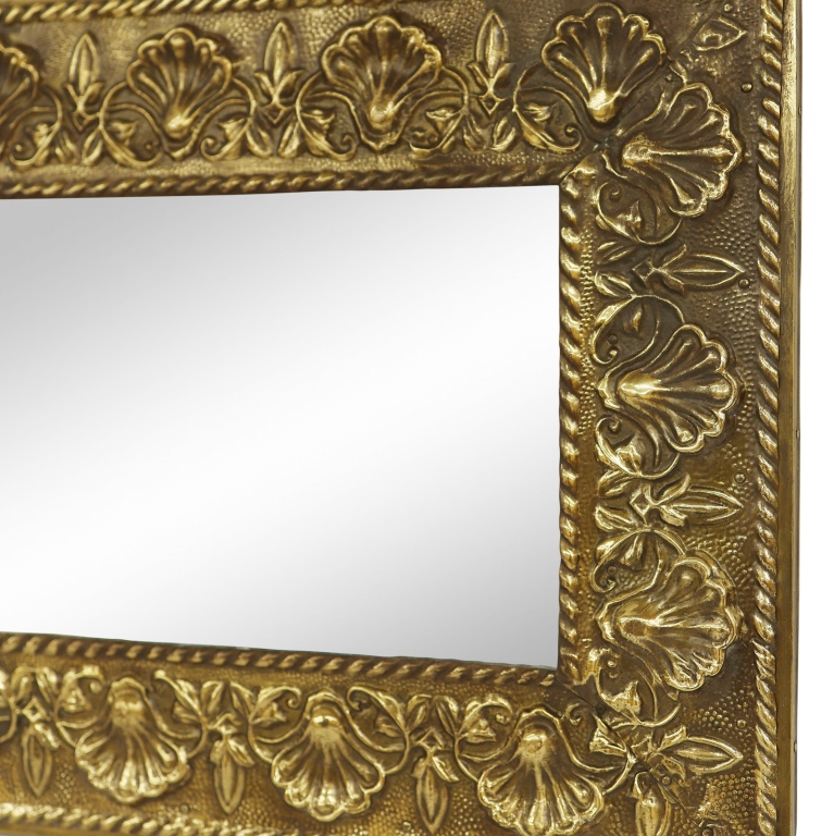Neoclassical Repousse Wall Mirror