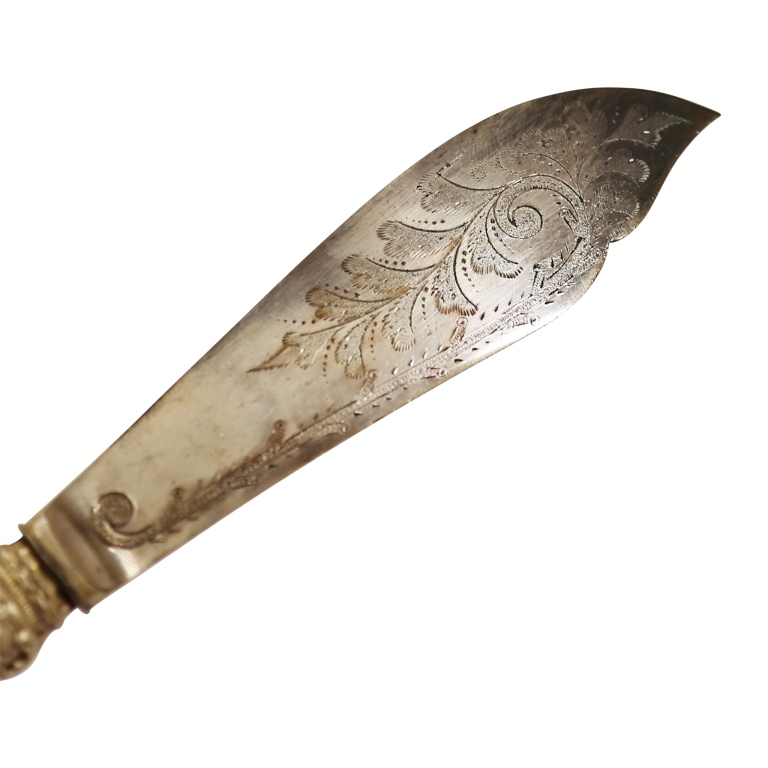 Victorian Silver-Plated Flatware Serving Set