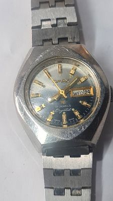 Omax Swiss שעון יד שוויצרי מקורי, מנגנון אוטומטי (לא נבדק) . Omax Swiss שעון יד שוויצרי מקורי 