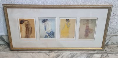 תמונת ארבעה הדפסים חתומים, ע"פ האמן Rodin . תמונת ארבעה הדפסים חתומים, ע"פ האמן Rodin 
נתונים 