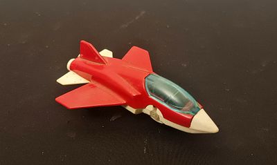 USSR פריט אספנות נדיר, מטוס סובייטי רוסי, עשוי פלסטיק, עם 3 גלגלים מסתובבים. פריט אספנות נדיר 