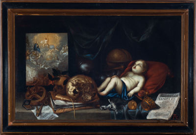 Andr&eacute;s de Leito (active in Madrid between 1656 and 1663), Spanish school of the 17th century. Sig 