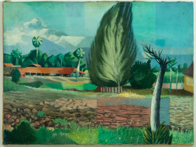 Cuban school of the 20th century, Carmelo González Iglesia (1920-1990), "Quesería". Oil on 