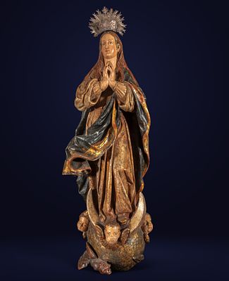 Workshop of GREGORIO FERN&Aacute;NDEZ (Sarria, Lugo, 1576 - Valladolid, 1636) - Immaculate Conception. P 