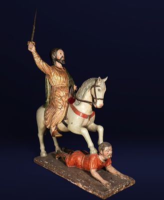 Monument to Santiago Matamoros, Colonial Quito, Horse, Royal Audience of Quito, early 17th century.