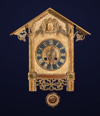 Featured Lot - Very Rare German Cuckoo Clock Automaton from the late 18th century - circa 1800