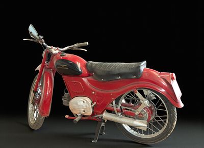 Moto Guzzi Hispania Zigolo 98 cc, 1957. Classic Moto Guzzi Hispania Zigolo 98cc motorcycle 